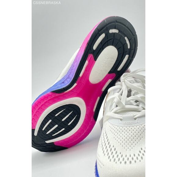 Adidas White Women's Pureboost 22 W Mesh Upper Running Sneakers‎ - Size 10 - Picture 12 of 12
